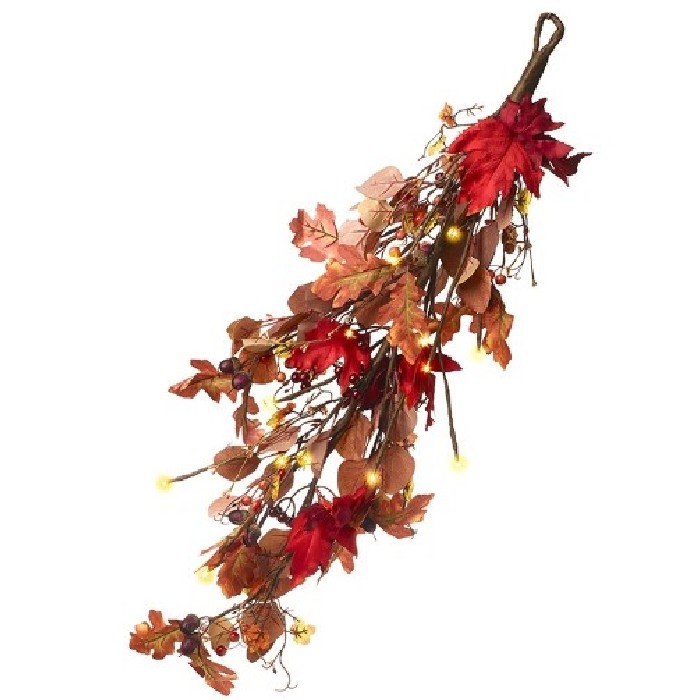 home-decor/artificial-plants-flowers/halloween-light-up-spray-with-russet-mixed-leaves