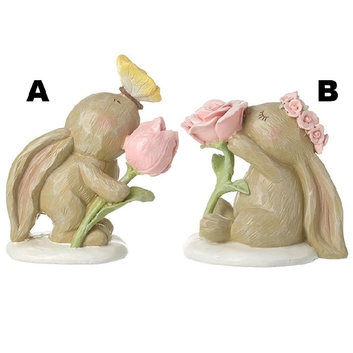 home-decor/decorative-ornaments/heaven-sends-rabbits-with-flowers-mix-2-assorted