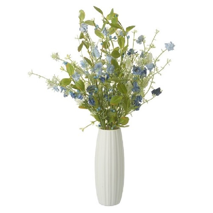 home-decor/artificial-plants-flowers/blue-flower-spray-in-vase