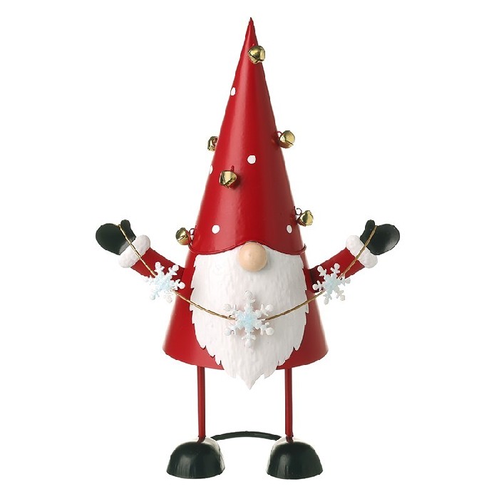 christmas/decorations/xmas-metal-red-hat-gonk-with-snowflake-garland