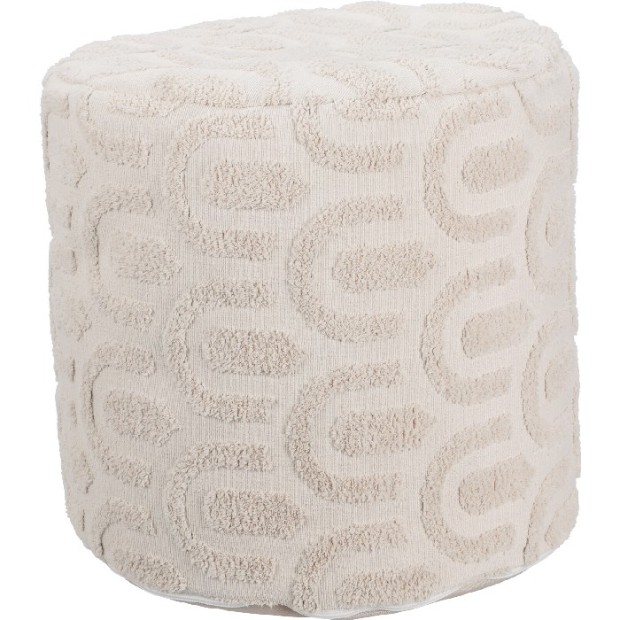 home-decor/loose-furniture/round-pouf-with-arch-design-40cm-x-h38cm