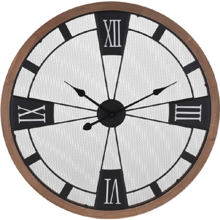 home-decor/clocks/wall-clock-wood-metal-dia-70cm-black