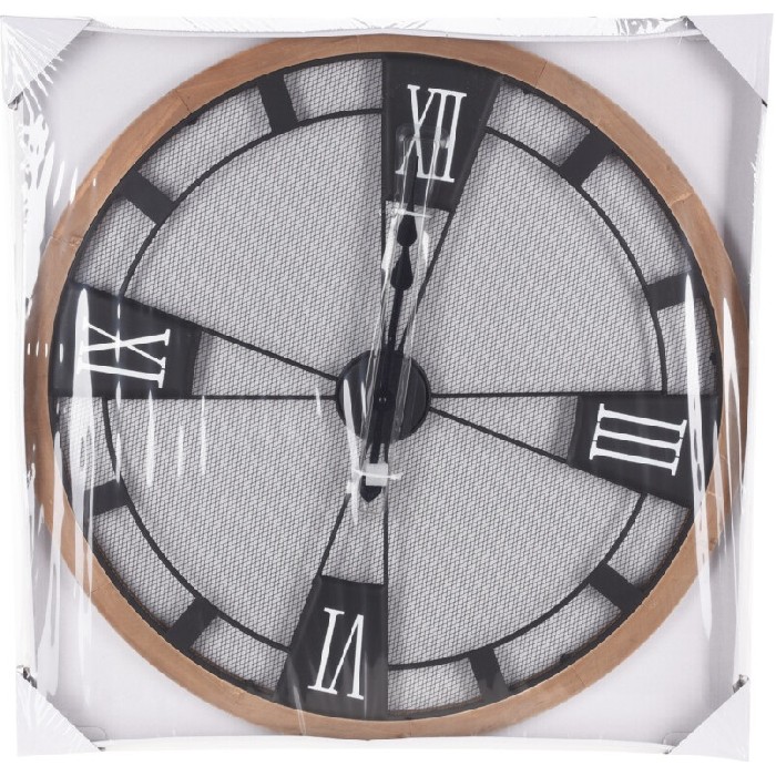 home-decor/clocks/wall-clock-wood-metal-dia-70cm-black
