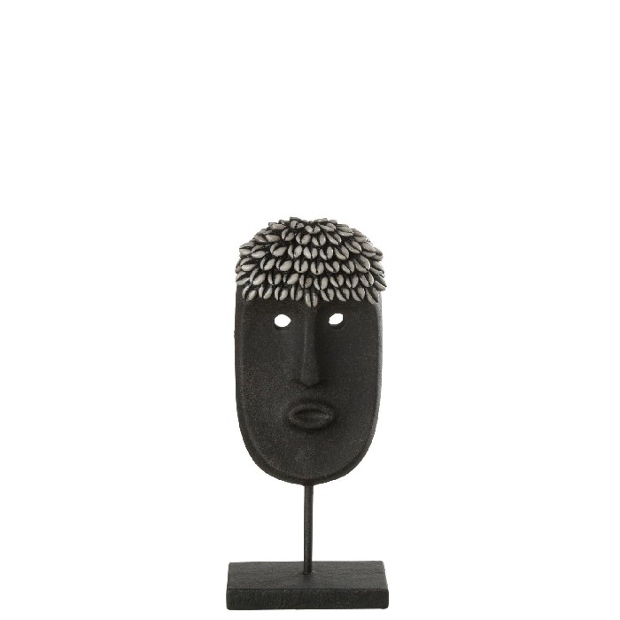 home-decor/decorative-ornaments/face-stand-ethnic-stoneresin-black-small