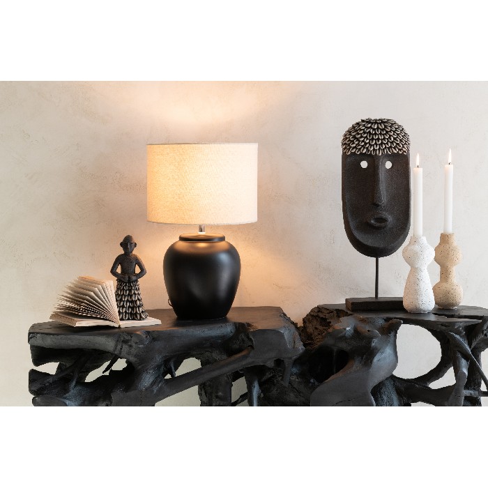 home-decor/decorative-ornaments/face-stand-ethnic-stoneresin-black-large