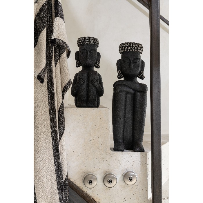 home-decor/decorative-ornaments/statue-sit-ethnic-stoneresin-black-large