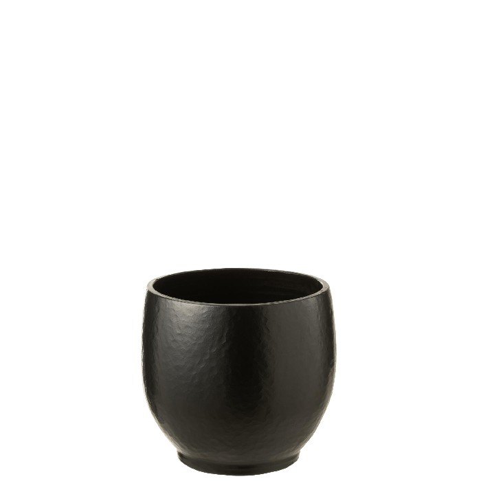 home-decor/indoor-pots-plant-stands/ying-ceramic-flowerpot-black-small