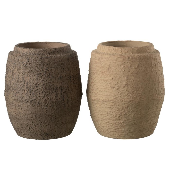 home-decor/indoor-pots-plant-stands/flowerpot-ceramic-taupebrown-large-assortment-of-2
