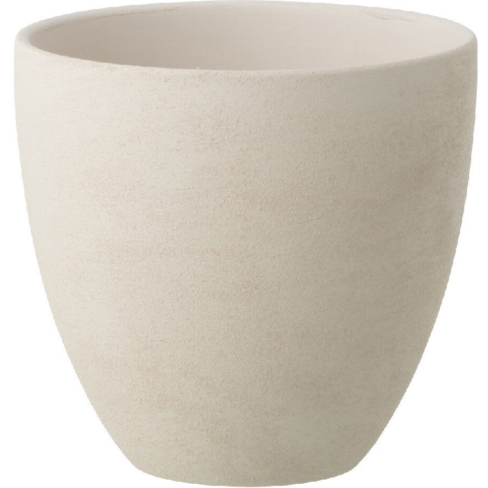 home-decor/indoor-pots-plant-stands/round-pottery-flowerpot-white-medium