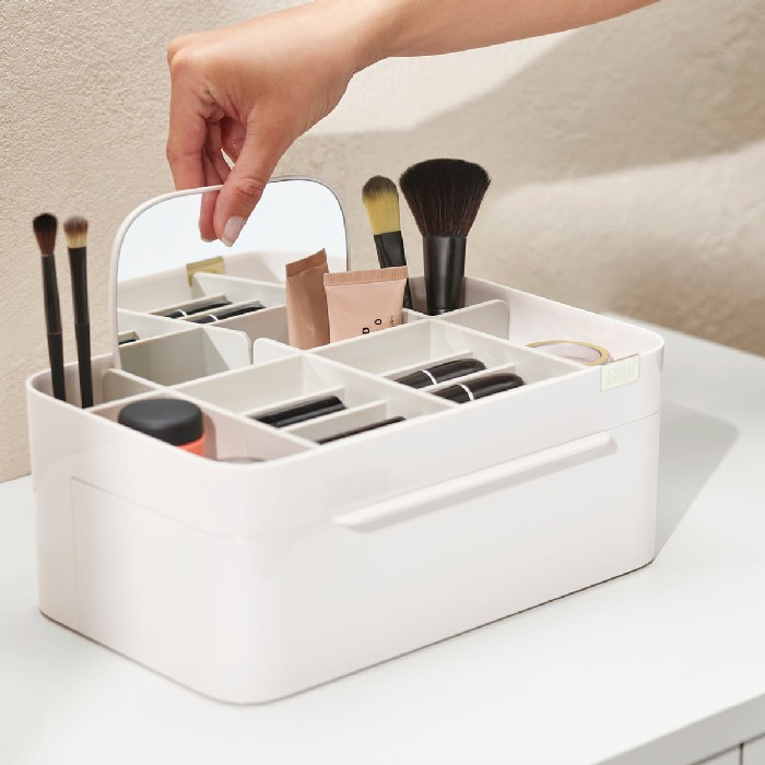 bathrooms/personal-beauty-clean/viva-large-cosmetic-organiser-with-removable-mirror-shell