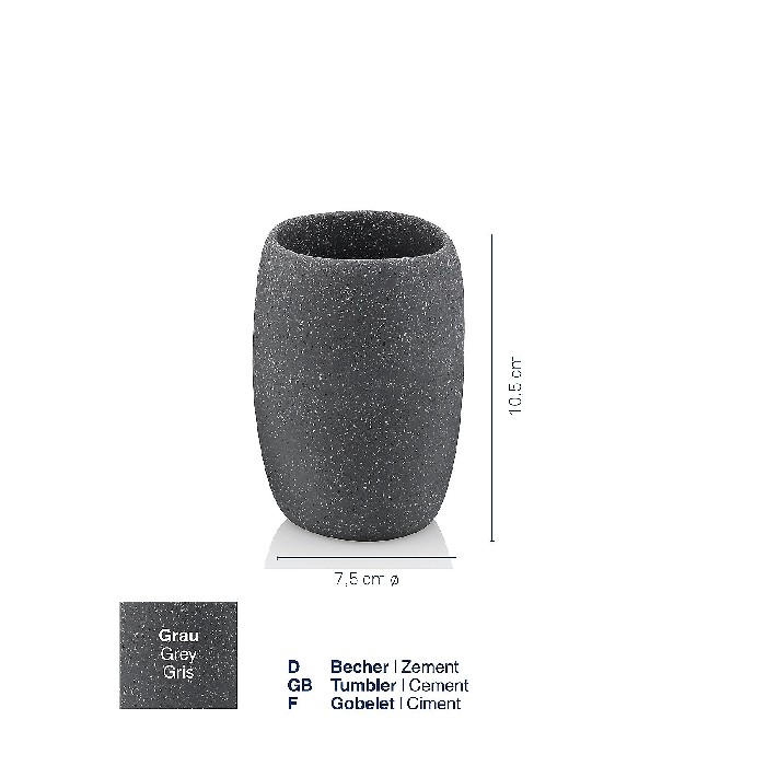 bathrooms/sink-accessories/kela-tumbler-roda-grey