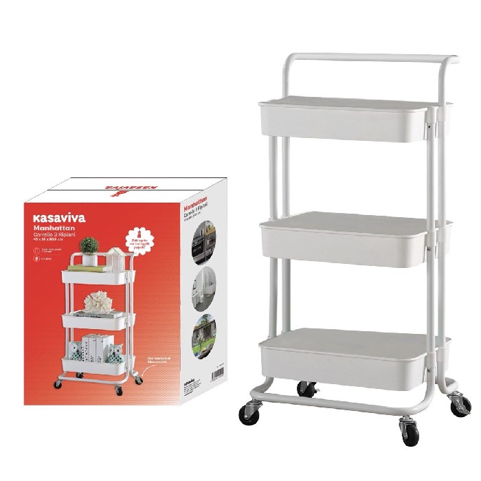 kitchenware/racks-holders-trollies/kasaviva-3-tier-trolley-white-1641213
