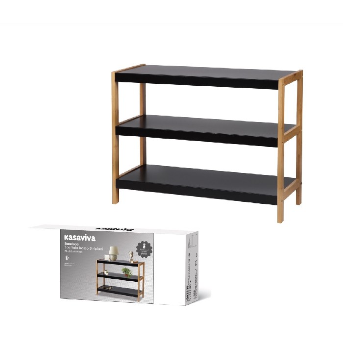 household-goods/shoe-racks-cabinets/kasaviva-with-3-bamboo-black-shelf-70cm-x-26cm-x-54cm-1643239