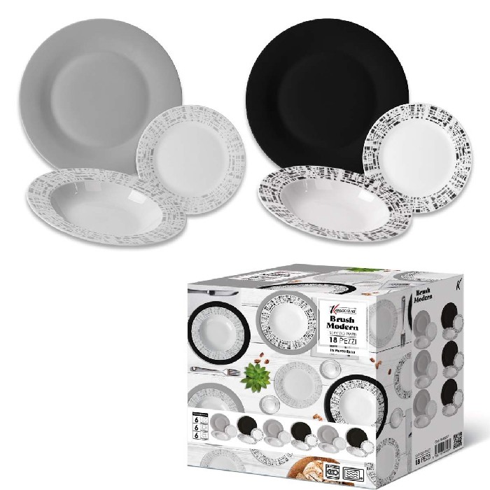 tableware/plates-bowls/kasaviva-18-piece-brush-modern-set-2-assorted-1643557