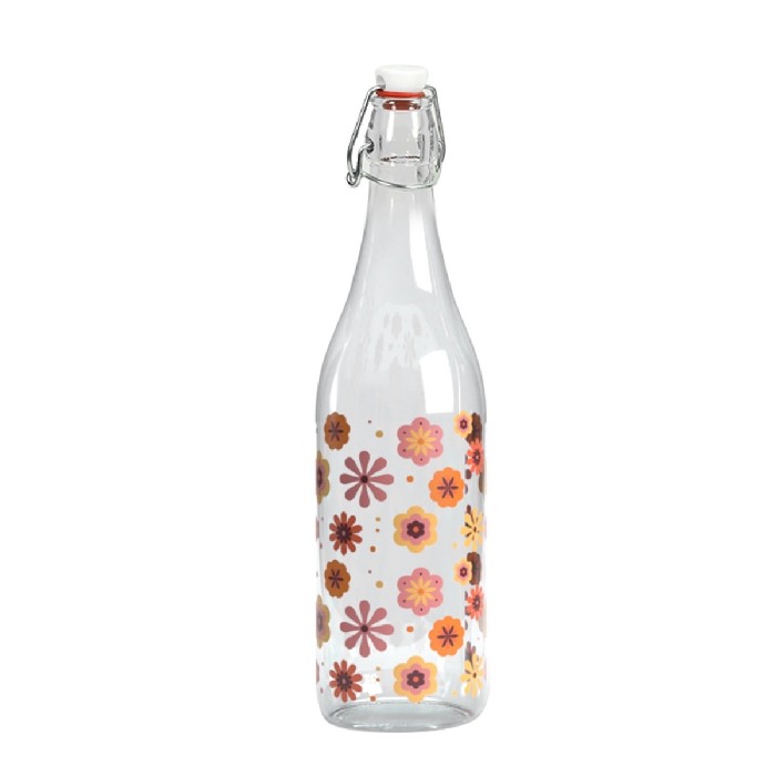 tableware/carafes-jugs-bottles/kasaviva-sunflower-glass-bottle-1l