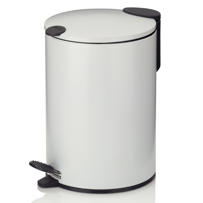 household-goods/bins-liners/kela-pedal-bin-white-3l-k23613