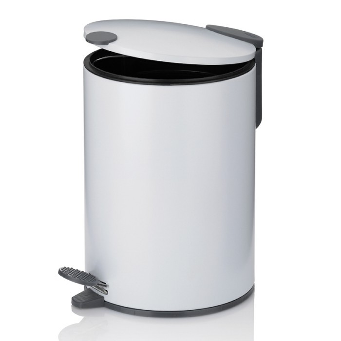 household-goods/bins-liners/kela-pedal-bin-white-3l-k23613