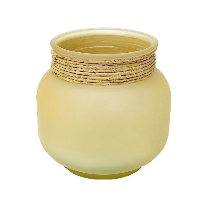 home-decor/vases/kare-vase-isola-storm-yellow-18cm