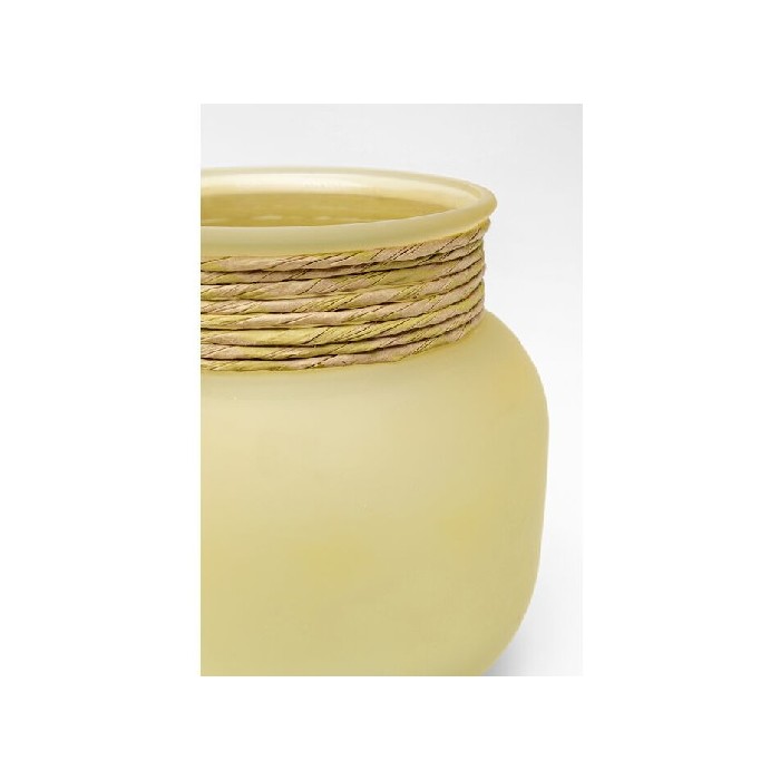 home-decor/vases/kare-vase-isola-storm-yellow-18cm