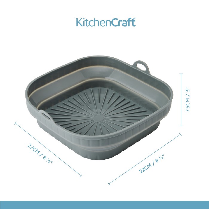 kitchenware/miscellaneous-kitchenware/kitchencraft-airfryer-collapsible-container-rectangular