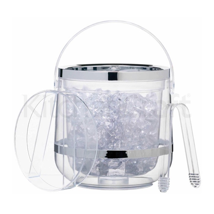 tableware/ice-buckets-bottle-coolers/kitchencraft-double-walled-acrylic-ice-bucket