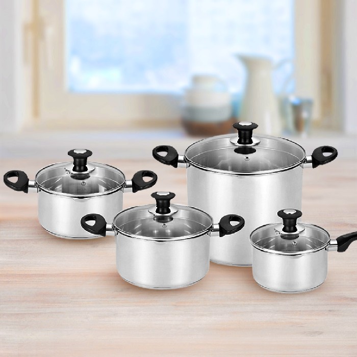 kitchenware/pots-lids-pans/muhler-cookware-set-8pcs-stainless-steel