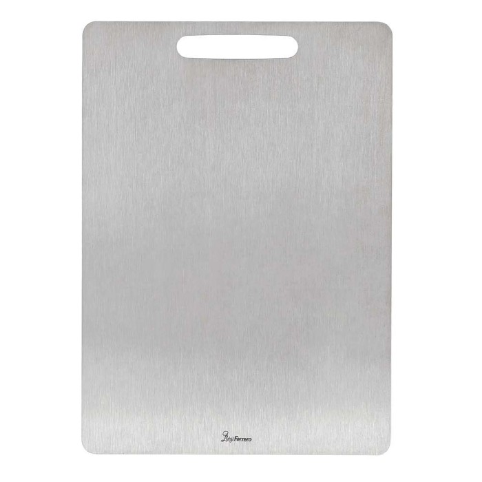 kitchenware/miscellaneous-kitchenware/luigi-ferrero-stainless-steel-chopping-board-30cm-x-20cm