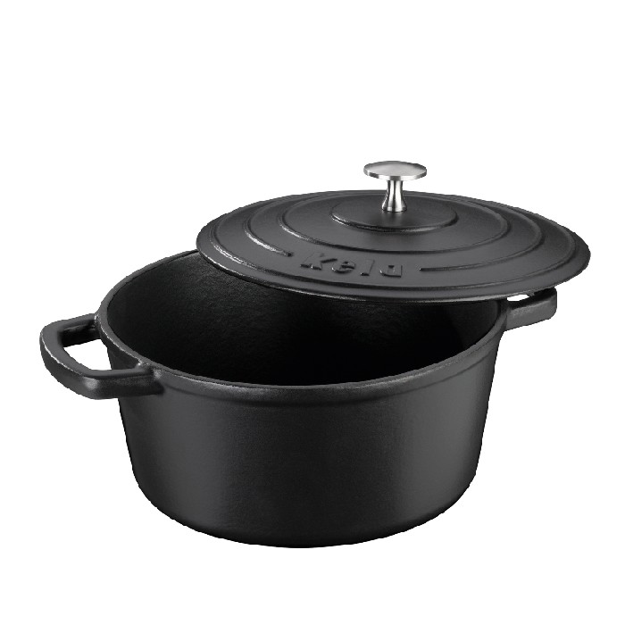 kitchenware/pots-lids-pans/kela-roasting-tray-round-calido-black
