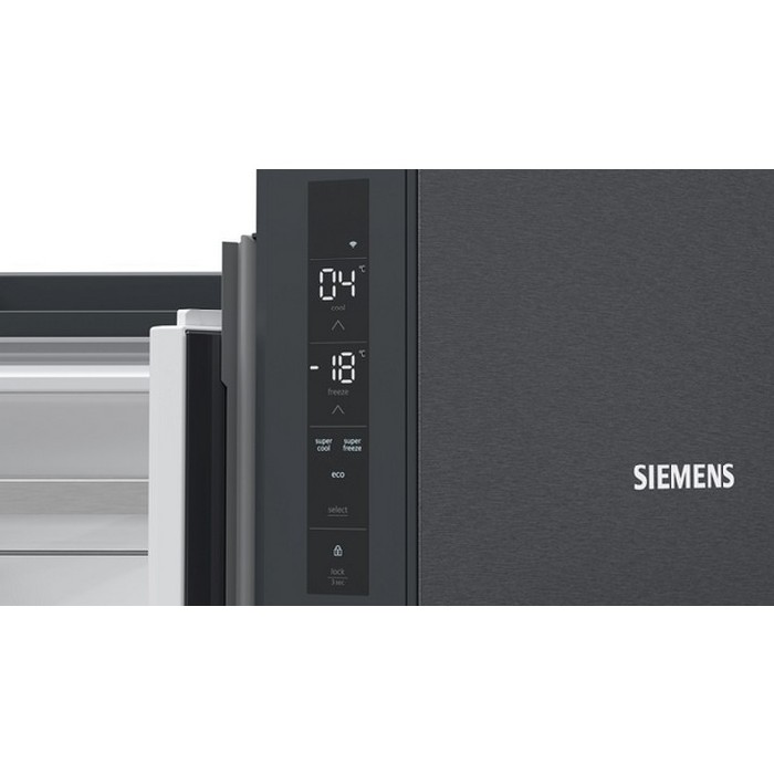 white-goods/refrigeration/siemens-iq500-kf96naxeag-freestanding-6535-french-fridge-freezer-black-stainless-steel