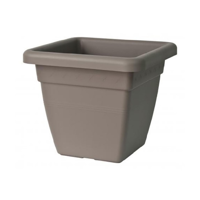 gardening/pots-planters-troughs/krea-square-pot-taupe-30cm-x-26cm