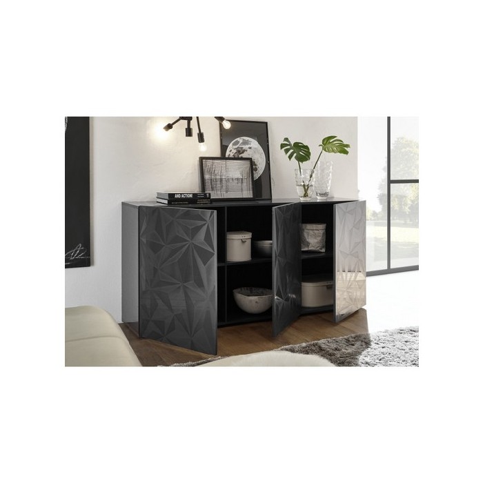 living/sideboards/prisma-sideboard-with-3-doors-finished-in-a-high-gloss-grey