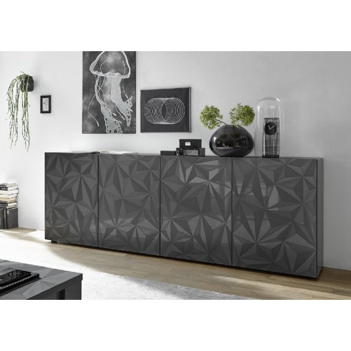 dining/dressers/prisma-sideboard-with-4-doors-finished-in-high-gloss-grey