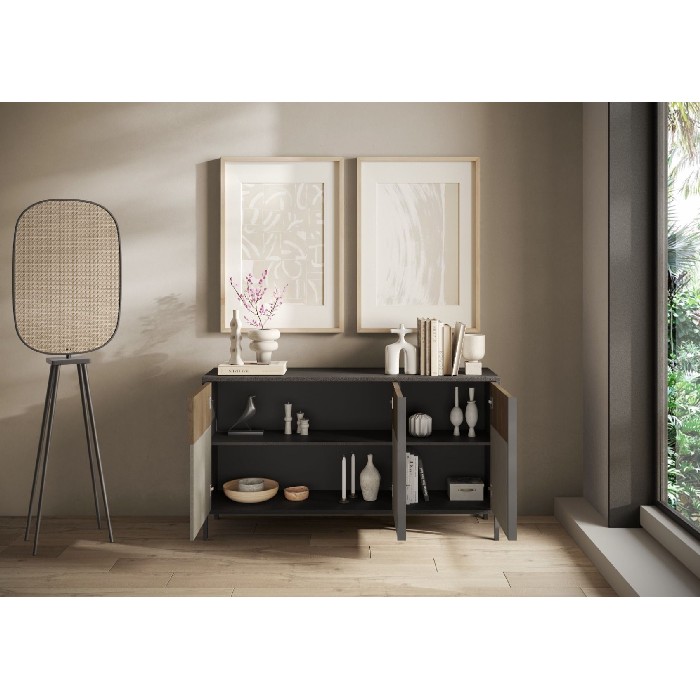 dining/dressers/everest-sideboard-with-3-doors-lava-clay-and-mercure