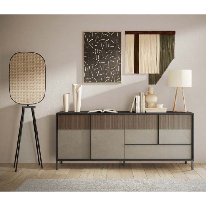 dining/dressers/everest-sideboard-with-4-doors-and-1-drawer-lava-clay-and-mercure