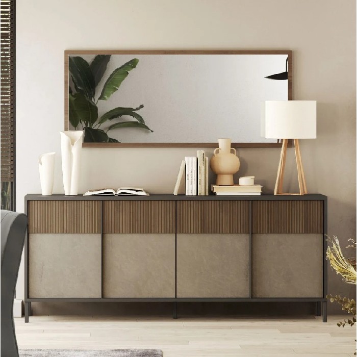 dining/dressers/everest-sideboard-with-4-doors-lava-clay-and-mercure