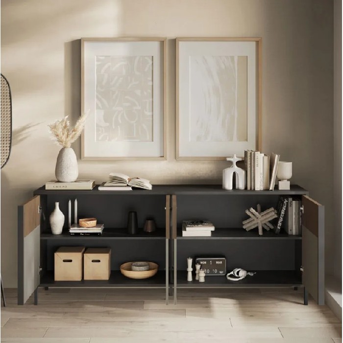 dining/dressers/everest-sideboard-with-4-doors-lava-clay-and-mercure