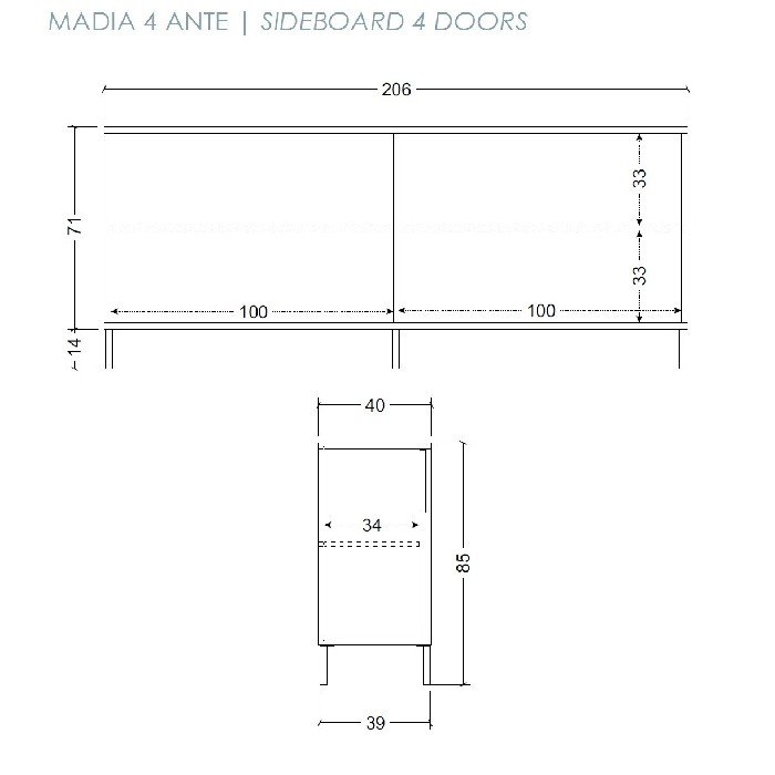 dining/dressers/everest-sideboard-with-4-doors-lava-clay-and-mercure