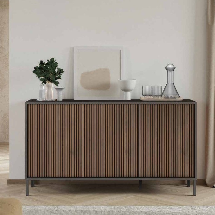 dining/dressers/cortina-sideboard-with-3-doors-lava-and-ribbed-mercure