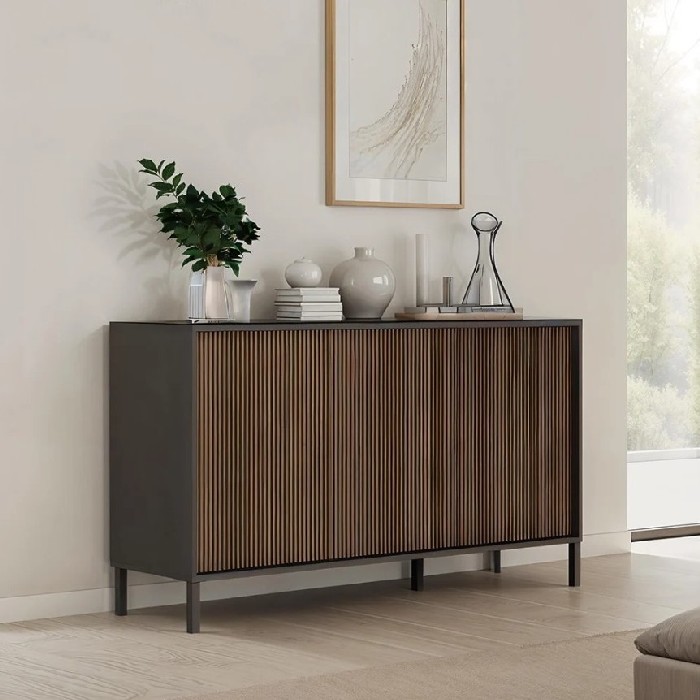 dining/dressers/cortina-sideboard-with-3-doors-lava-and-ribbed-mercure