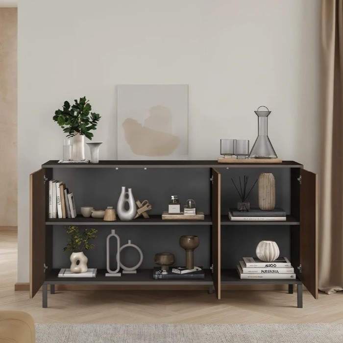dining/dressers/cortina-sideboard-with-3-doors-lava-and-ribbed-mercure