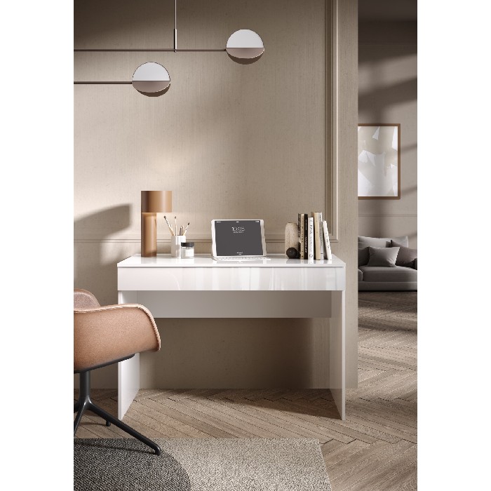 bedrooms/individual-pieces/high-gloss-white-desk-with-1-drawer-110cm