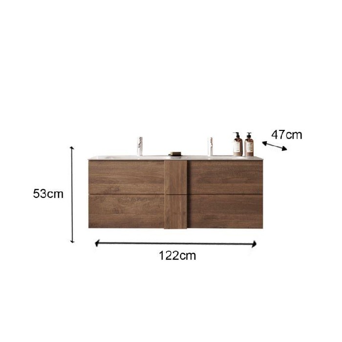 bathrooms/bathroom-storage-shelving/jupiter-suspended-vanity-unit-with-double-sink-finished-in-mercure-oak