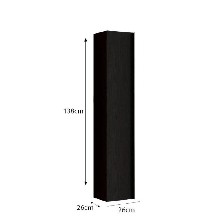 bathrooms/bathroom-storage-shelving/steel-vertical-bathroom-cabinet-finished-in-burnt-black-oak