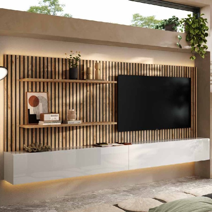 living/wall-systems/infinity-20-suspended-wall-unit-high-gloss-white-and-ribbed-cadiz-oak-comp-127