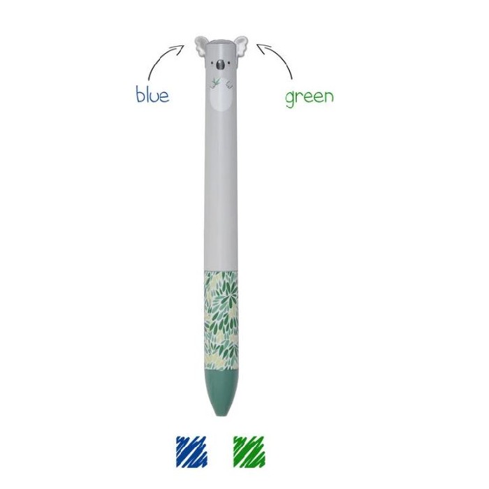 kids-and-stationery/kids-accessories-deco/stat-2-col-pen-koala-blue-green-display-12-pcs