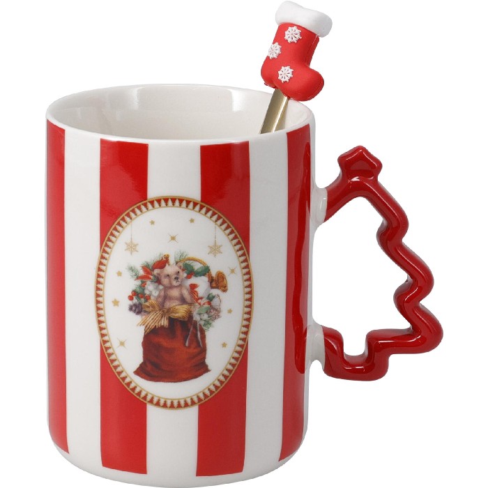 christmas/table-setups/set-of-2-pieces-porcelain-mug-with-spoon-2-assorted-colours
