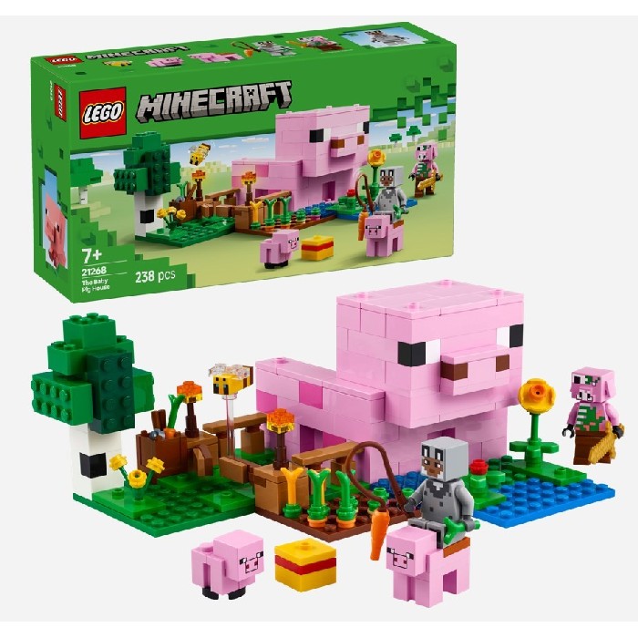 other/toys/lego-minecraft-the-baby-pig-house-238-pieces