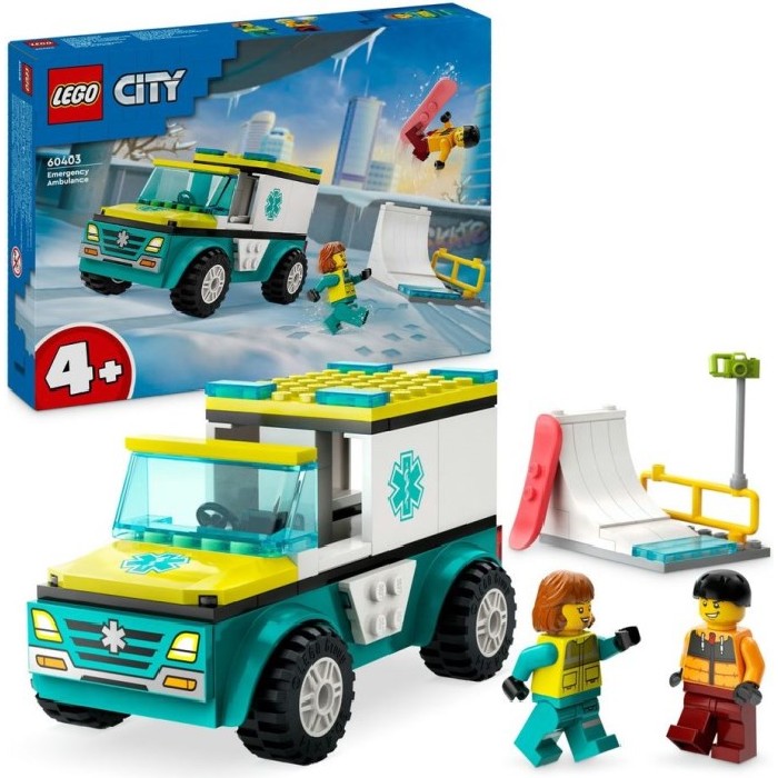 kids-and-stationery/toys/city-emergency-ambulance-snowboarder-79-pcs