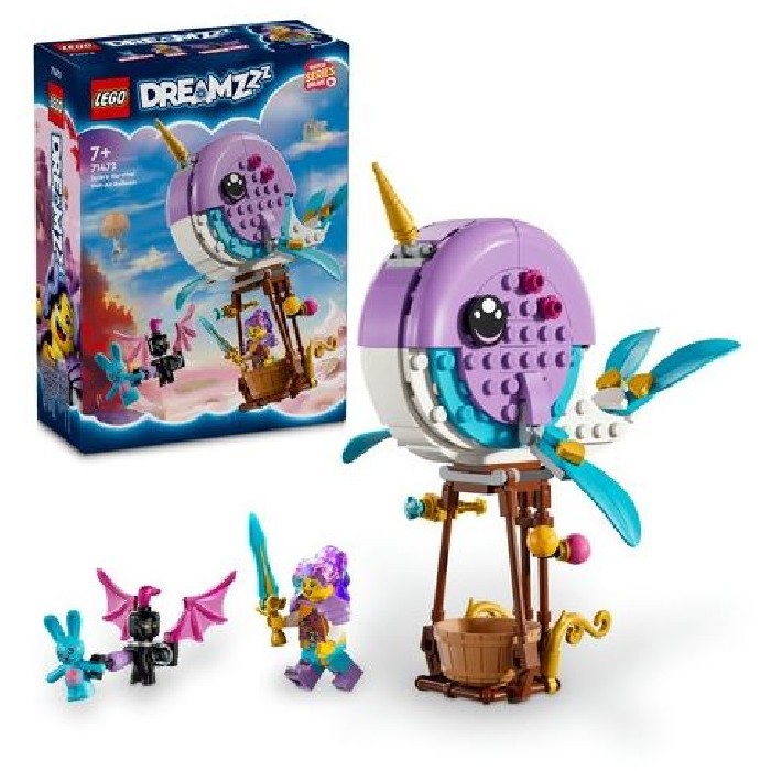 kids-and-stationery/toys/dreamzz-izzie's-narwhal-hot-air-balloon-143-pcs