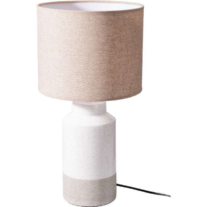 lighting/table-lamps/two-tone-cement-base-table-lamp-with-linen-shade